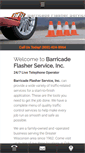 Mobile Screenshot of barricadeflasher.com
