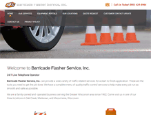 Tablet Screenshot of barricadeflasher.com